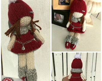 Loom Knitting PATTERNS Doll Toys Amigurumi Tiny Dolls - The Little Fashionista - Includes Video Tutorials by Loomahat