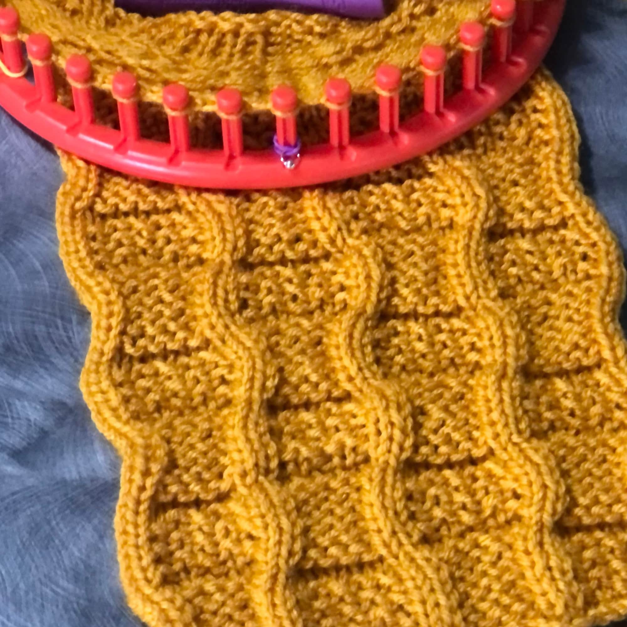 Loom Knitting STITCH PATTERN : Seed and Purl Basketweave | Flat and in the Round with Video Tutorial  | LoomaHat