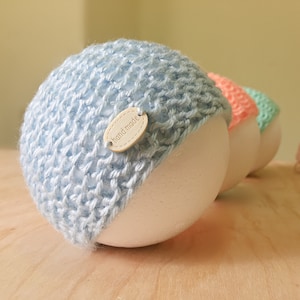 Loom Knitting Pattern Newborn Baby Hat Seed Stitch with Step by Step Video Tutorials | Loomahat