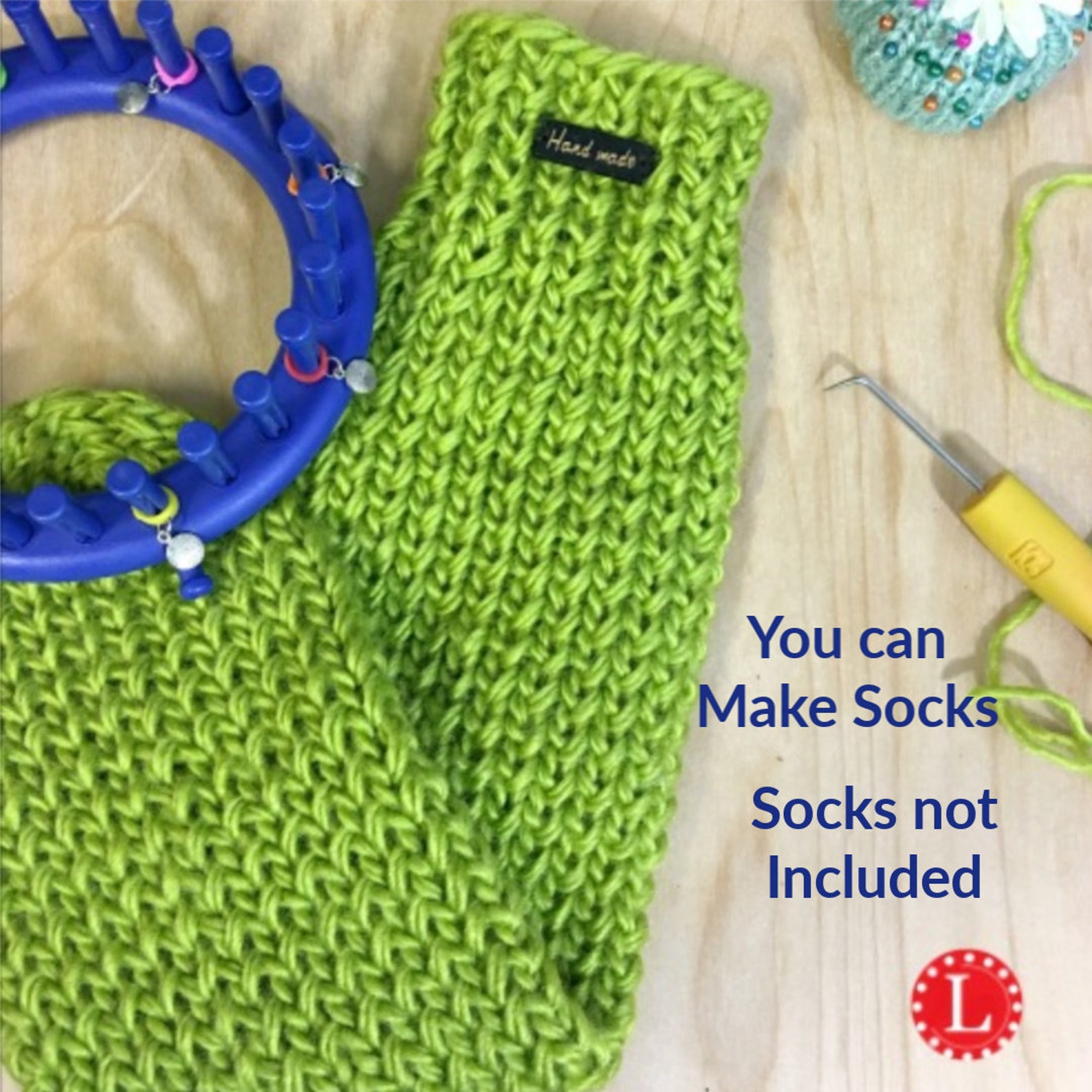 Round Knitting Loom 24peg Small 5 Inch Includes Loom Hook Etsy