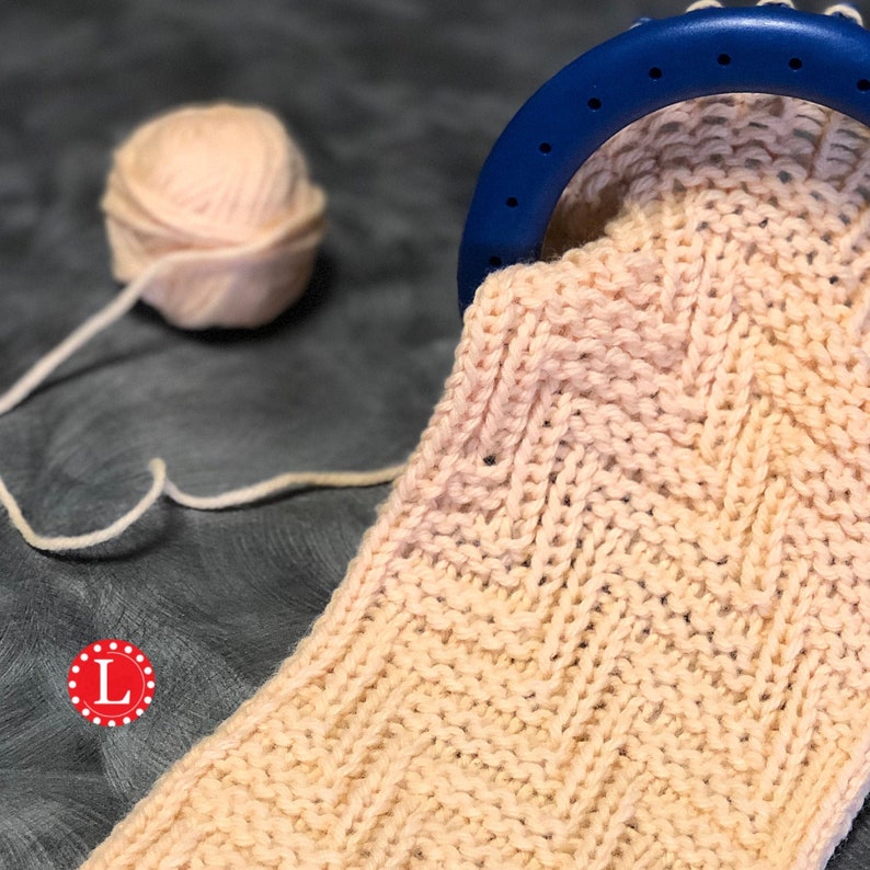 Loom Knitting Stitch PATTERNS Chevron Zig Zag Diagonal Etsy