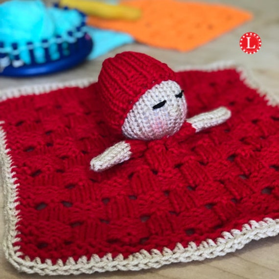 Loomahat Loom Knitting Patterns Lovey Blanket Tiny Toys Doll Amigurumi Tiny Dolls Pattern Includes Video Tutorial Loomahat