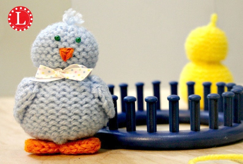 Loom Knitting PATTERNS Tiny Chicks Amigurumi Toys Loom Knit Etsy