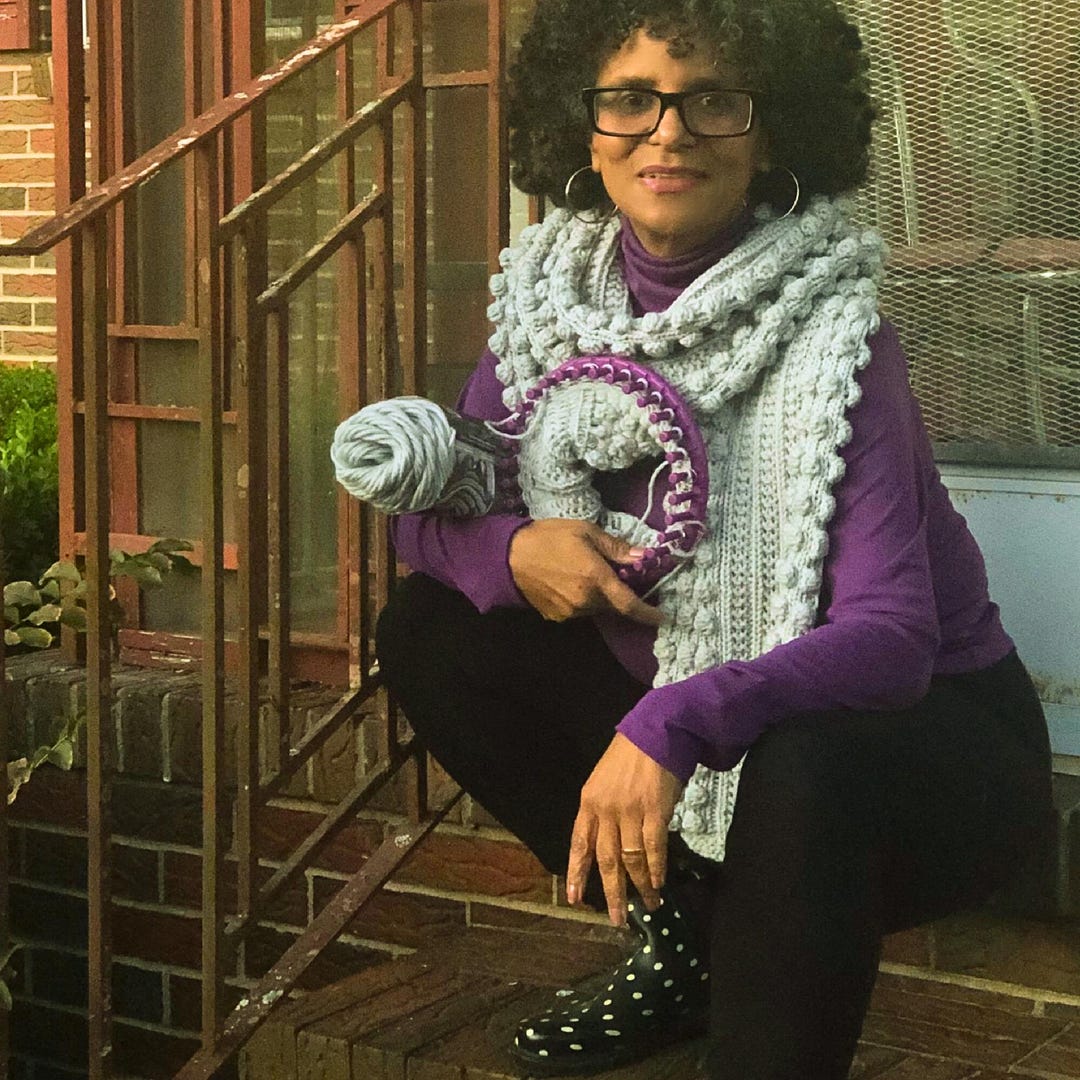 Knitting Looms PATTERNS Scarves Bobbles Rib Stitch Scarf Use Any