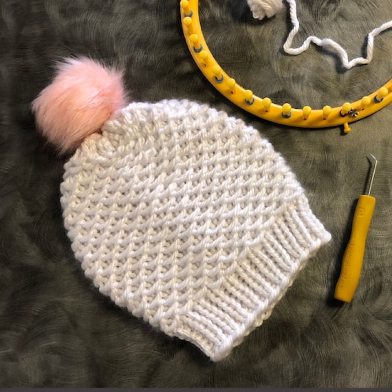 Ribbed Hat Easy Loom Hat Patterns Loom Knitting Patterns Chunky