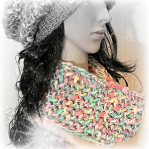 Loom Knitting PATTERNS Hat & Cowl Slouchy Beanie Tam with Step by Step Video Tutorial Loomahat image 3