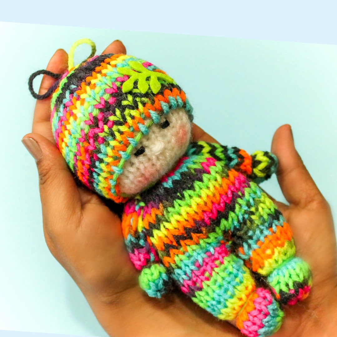 Loom Knitting Comfort Dolls: One Basic Step by Step Pattern with Video  Tutorial See more