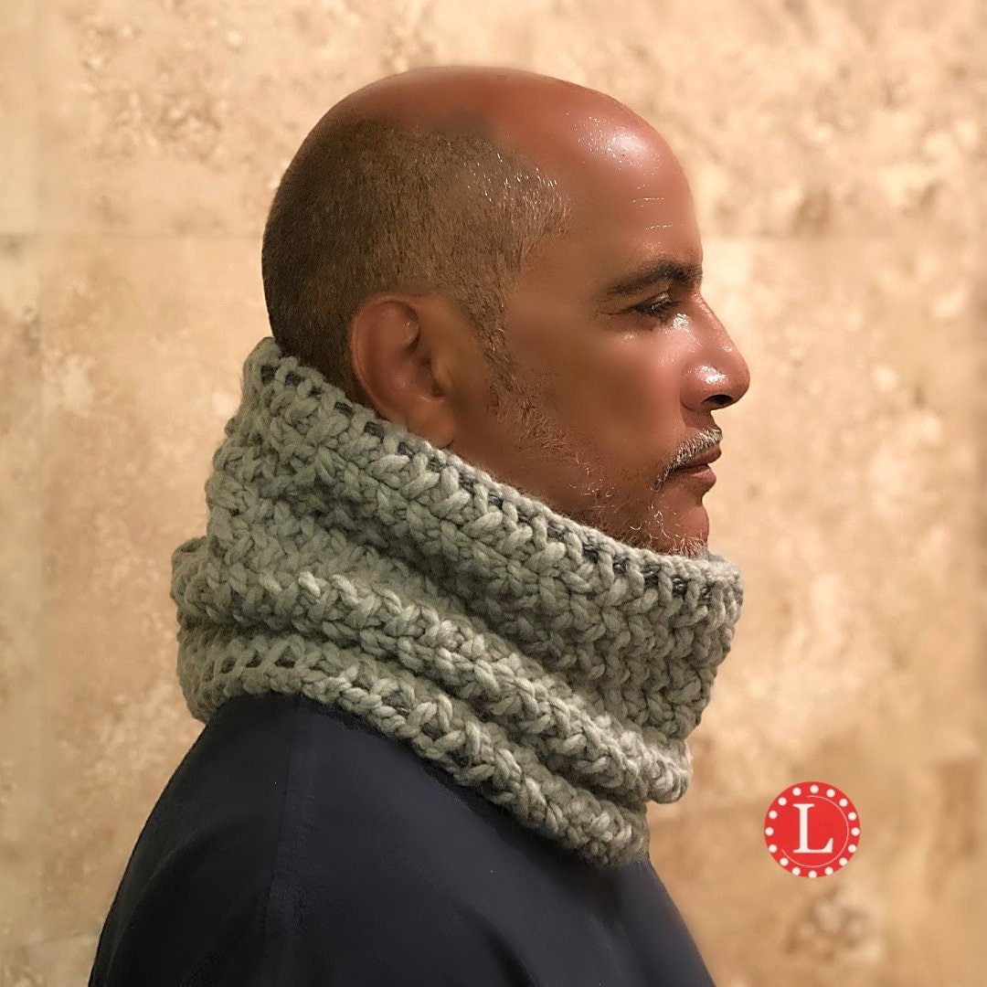 Loom Knitting PATTERNS Cowl Scarf Mens and Women With Link to Step by