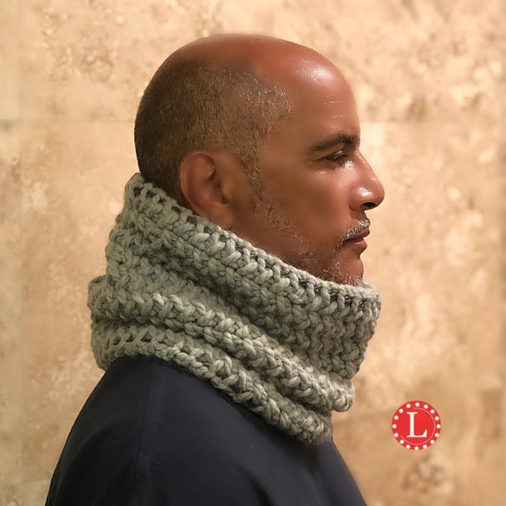 mens knitted cowl pattern