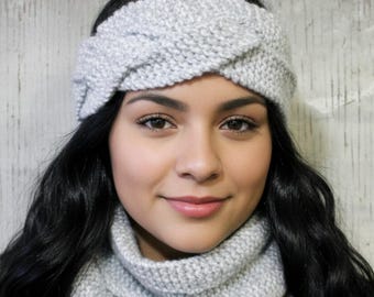 Loom Knitting Patterns Braided Headband Ear Warmer, includes Video Tutorial