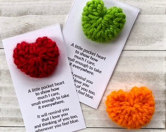 Pocket Heart Hugs Project Tags |  2 Versions Printable Labels / Tags Only - No Pattern