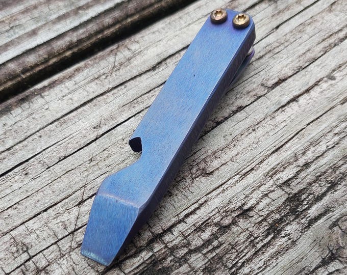 Teale Designs Tools ストッキーチタンポケットプライバー - ブルー - Etsy 日本