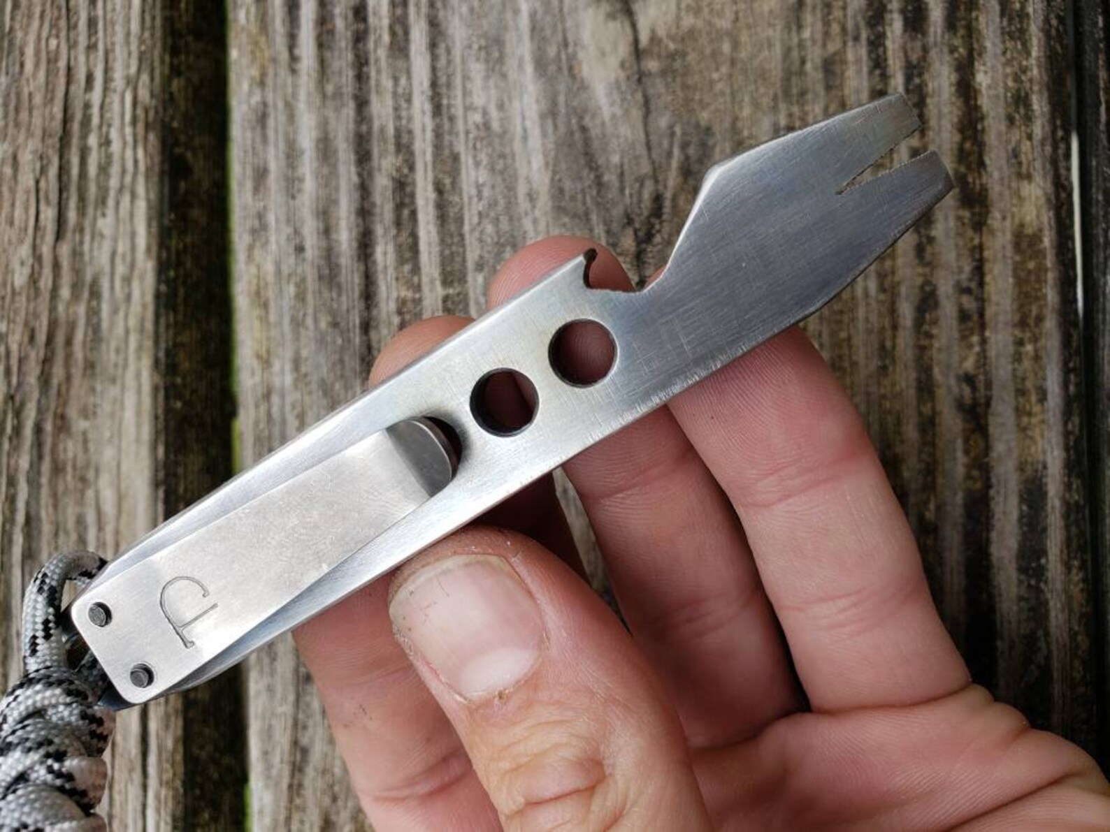 Pry Bar Multitool Stainless Steel EDC Pocket Clip Hand Tool Etsy Ireland