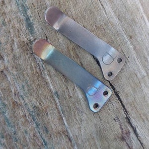 Titanium Pry Bar Clip - Offset Round