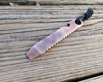 Teale Designs Tools Pocket Pry Bar -Jimped Copper