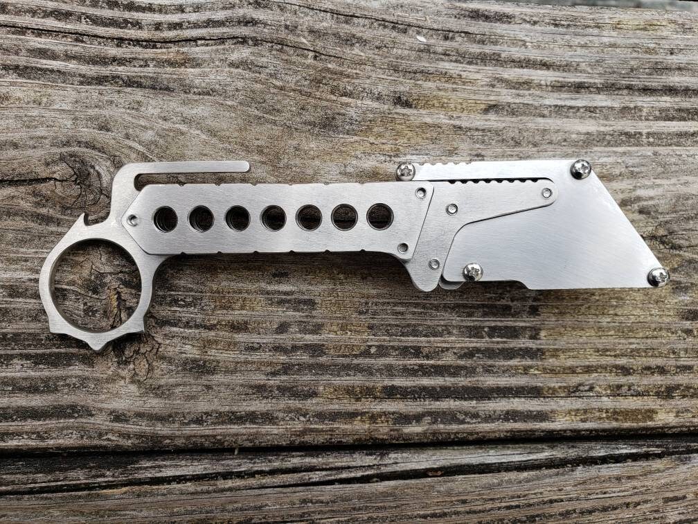 Karambit Utility Knife Fixed Blade Razor Unique Custom - Etsy