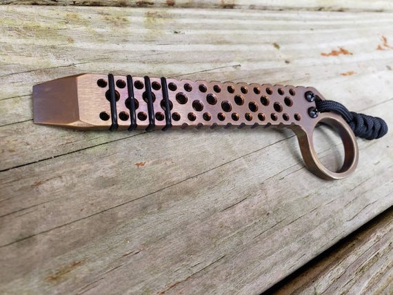 Xl Ring Pry Bar Multitool Stainless Steel EDC Pocket Clip Tool