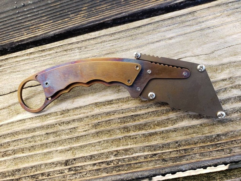 Karambit Utility Knife Fixed Blade Razor Unique Custom Stainless Steel Handle with Included Belt Clip Sheath EDC Every Day Carry Gift image 7