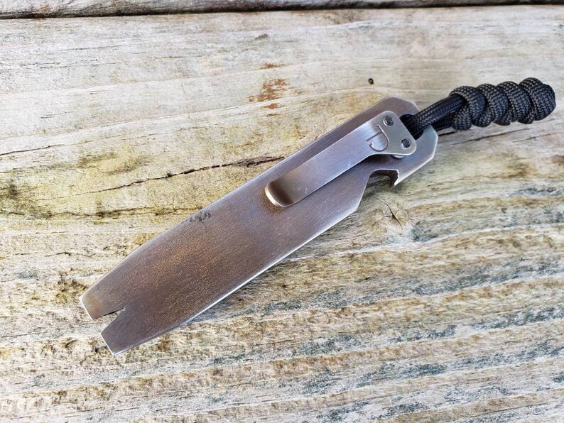 Pry Bar Multitool Stainless Steel EDC Pocket Clip Hand Tool Etsy