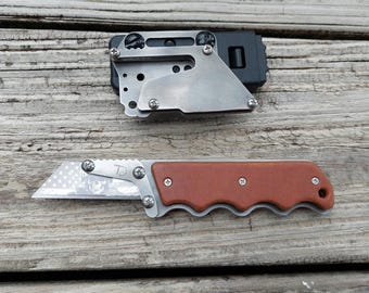 Nóż uniwersalny Teale Designs Tools Contour Fixed Utility Knife – Natural Micarta