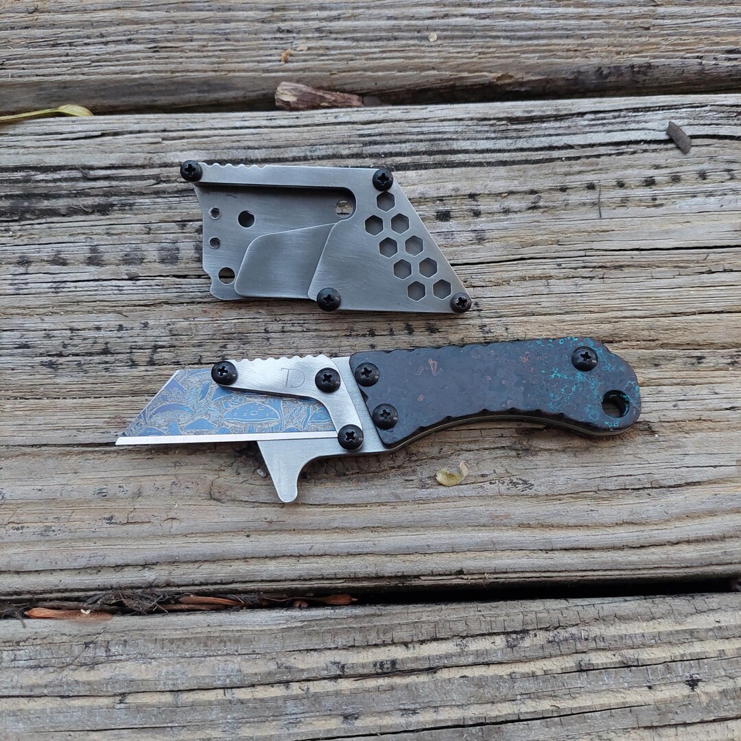 Teale Designs Tools Fixed Utility Knife - Mini Copper Shipwreck - Etsy ...
