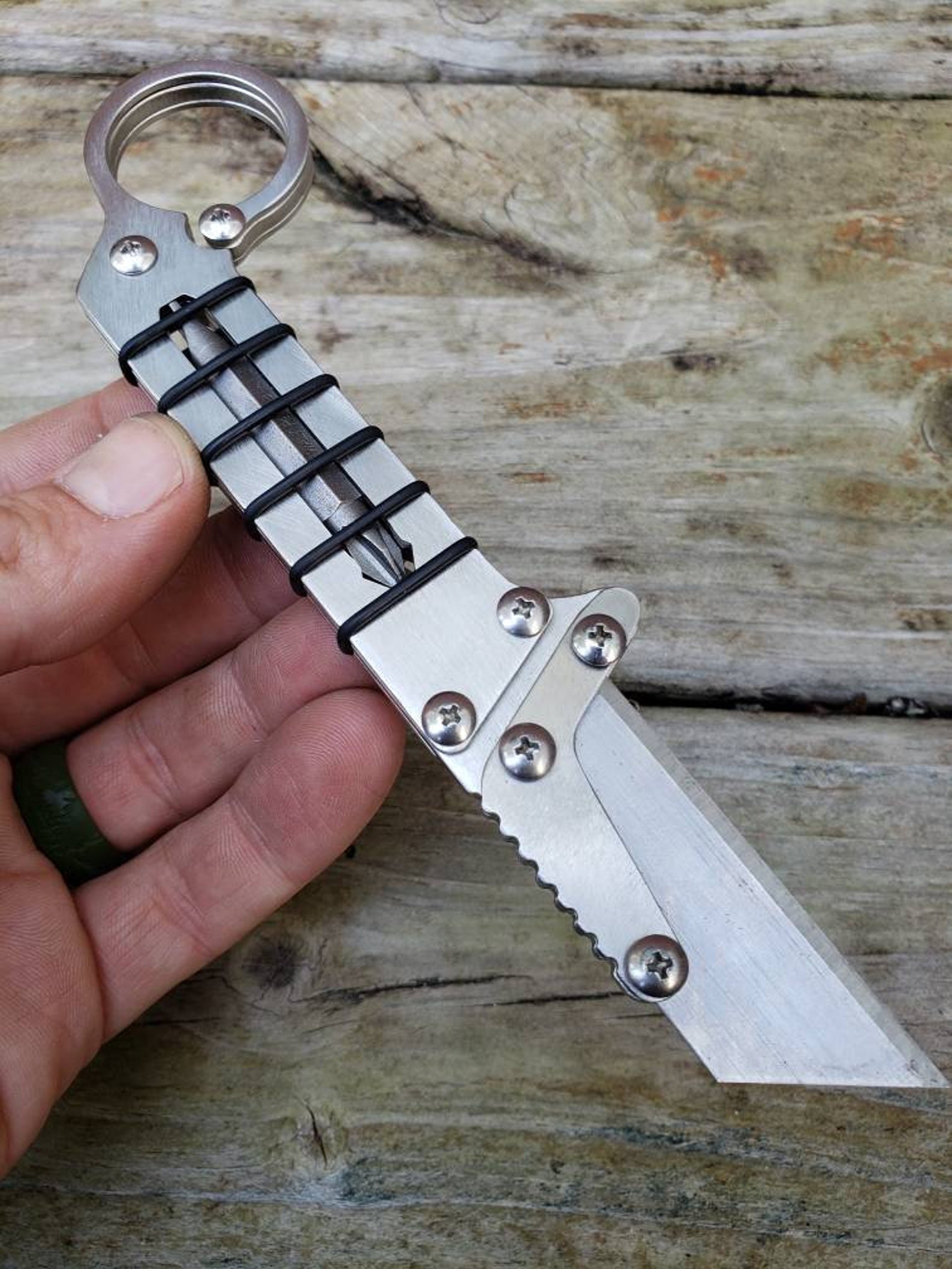 Karambit Utility Knife Fixed Blade Razor Unique Custom Etsy