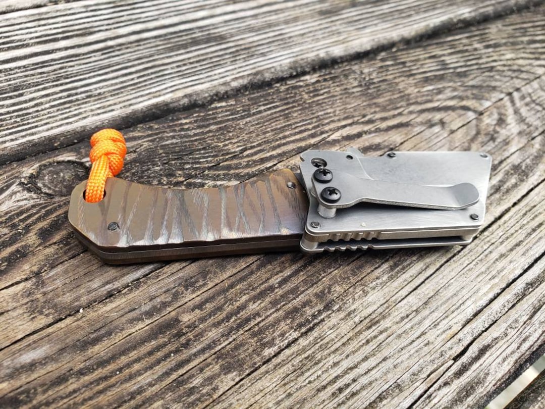 Small Curve Striped Utility Knife Fixed Blade Razor Unique Custom Stainless  Steel Handle With Included Belt Clip Sheath EDC Gift -  Canada