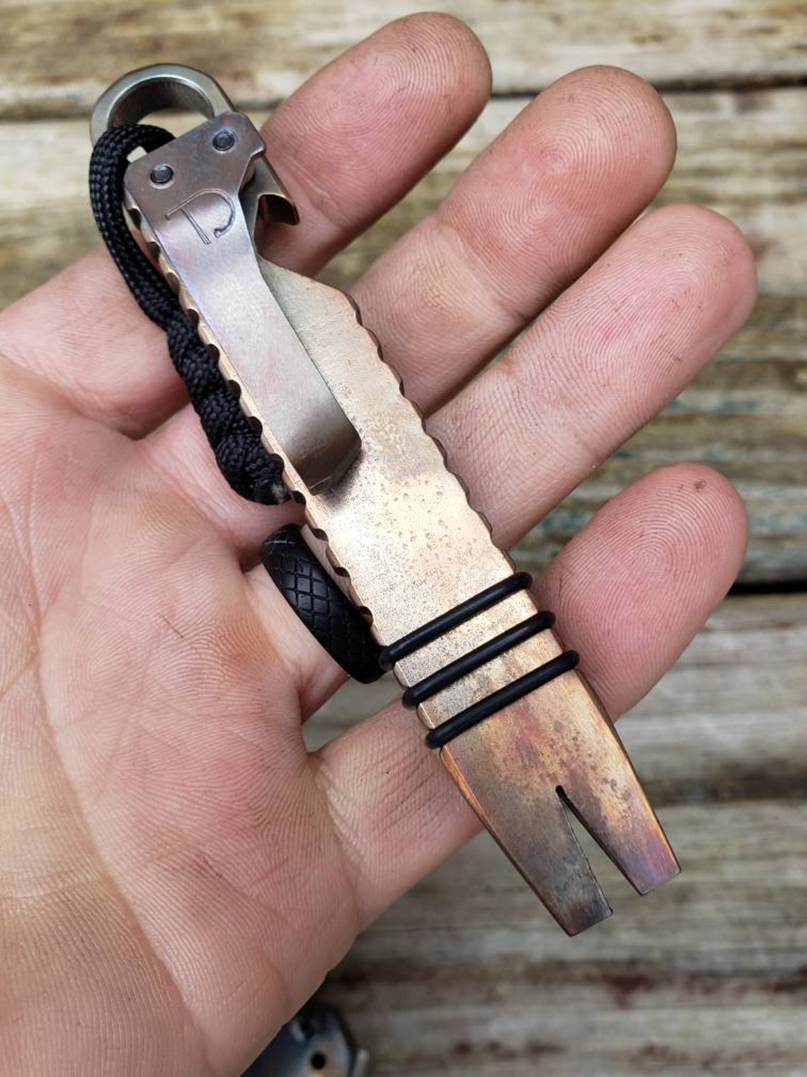 Pry Bar Bottle Opener Multitool Stainless Steel EDC Pocket Etsy