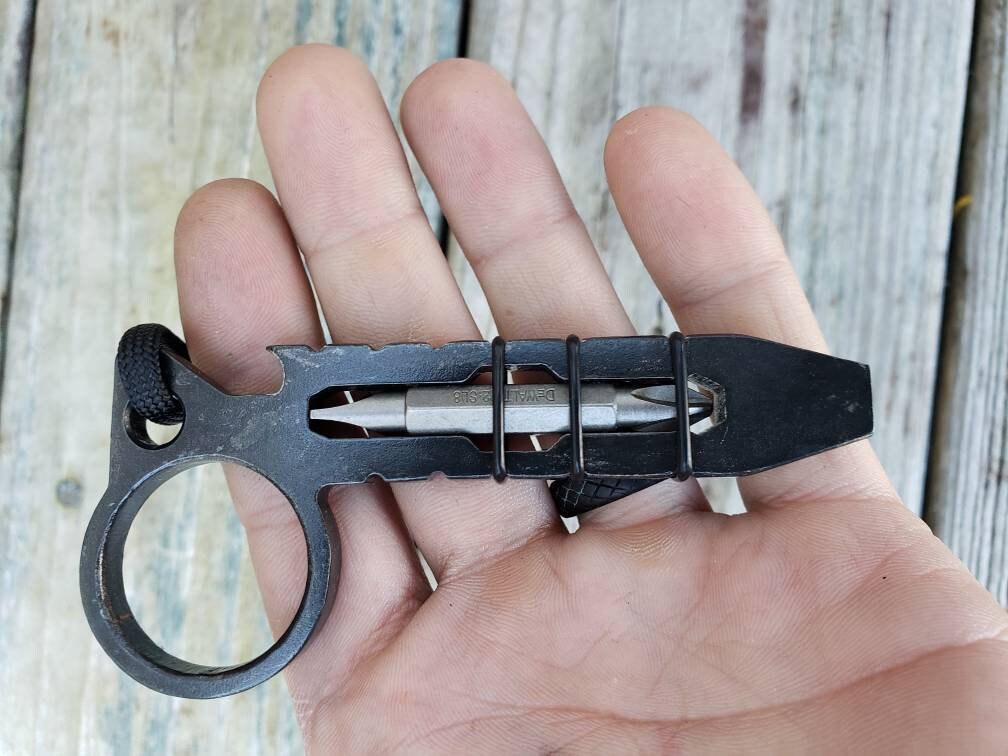 Mini Pry Bar Black Oxide Bottle Opener 