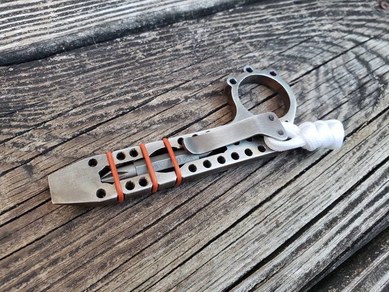Pry Bar Bottle Opener Multitool Stainless Steel EDC Pocket Etsy