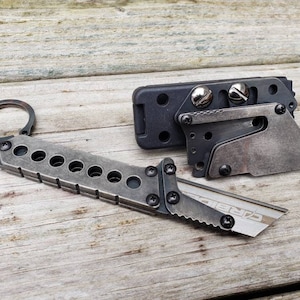 Allzweckmesser Karambit Black Oxide Rasiermesser mit fester Klinge Einzigartiger benutzerdefinierter Edelstahlgriff mit taktischem Gürtelscheide EDC Geschenk