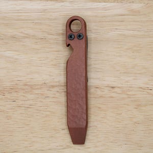 Teale Designs Tools Barre-de-bijou de poche - Cuivre martelé par microbillage