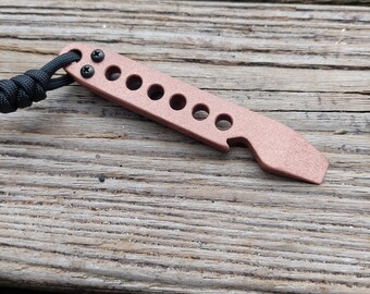 Teale Designs Tools Pocket Pry Bar - Bead Blasted Copper