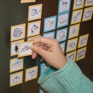 Kids Magnetic Visual Routine Board Child-centered Alternative Chore Chart Kids Customized Daily Tasks Schedule