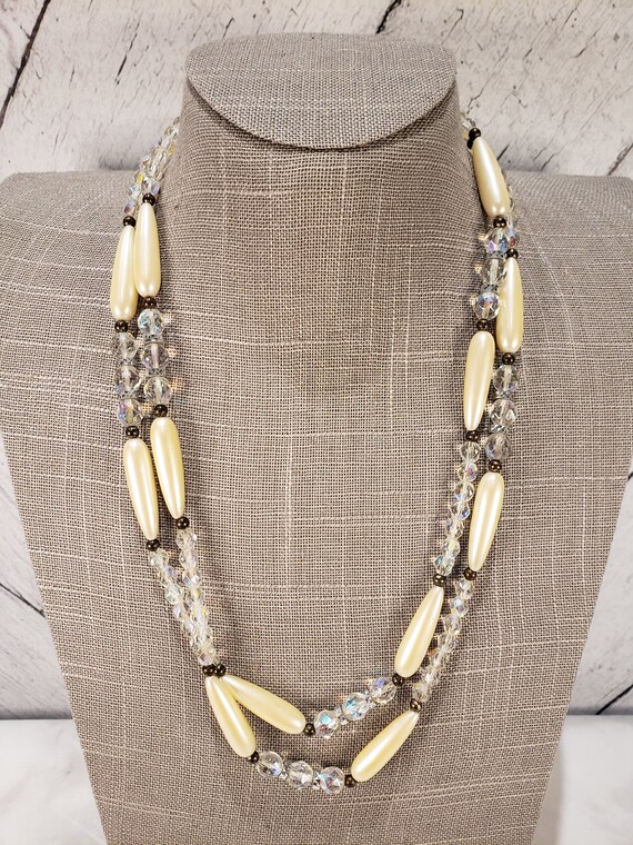 Vintage Art Deco Style Iridescent Aurora Borealis