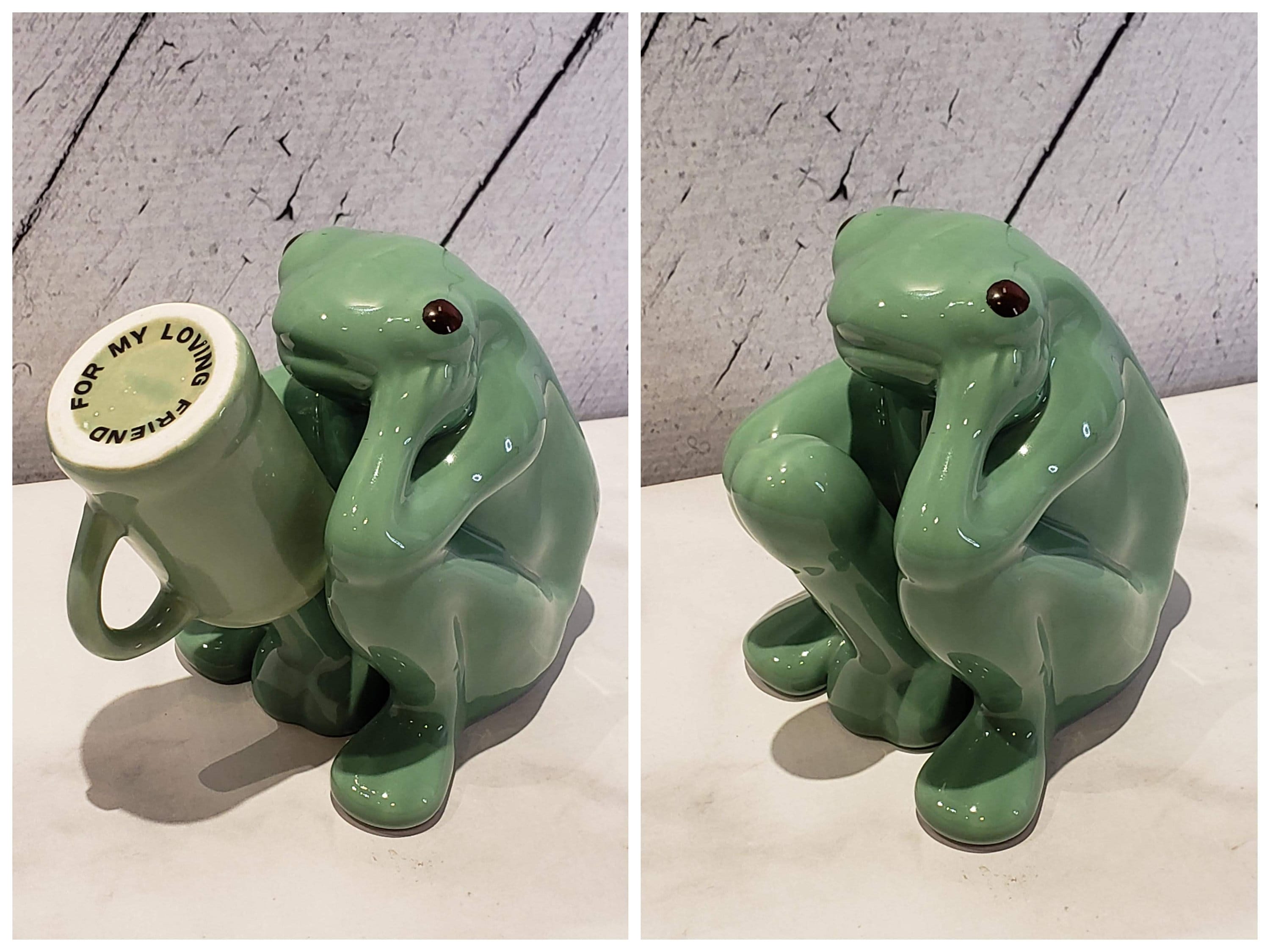 MATURE Vintage Ceramic Horny Toad Penis Frog Love Frog for My Loving Friend  Shot Glass Holder Inappropriate Decor Gag Gifts for Guy Friend - Etsy