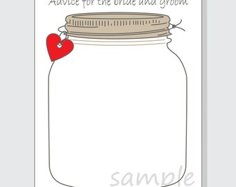 mason jar advice etsy
