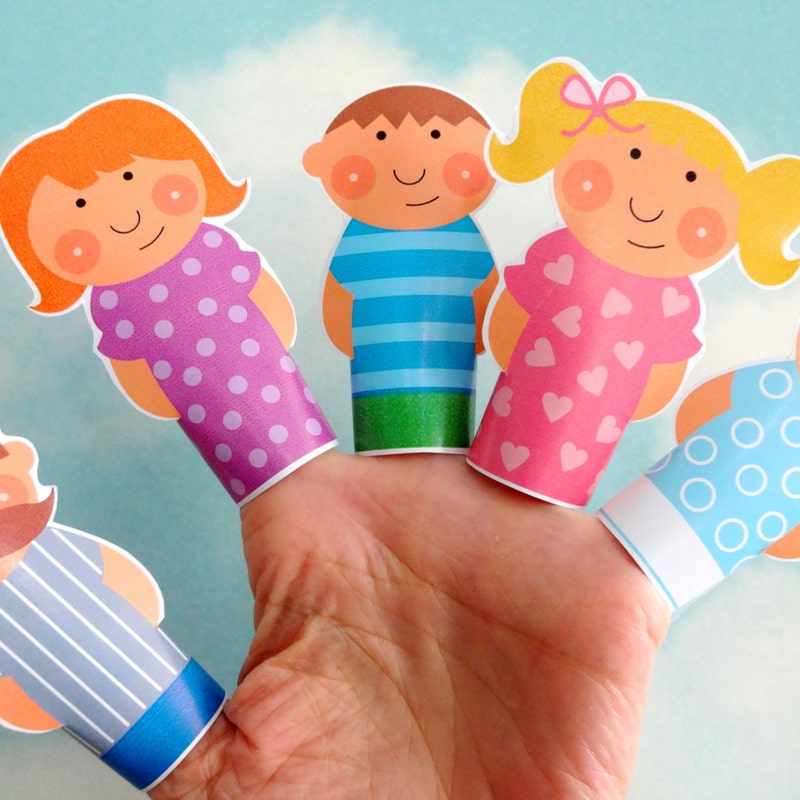 Finger Family Puppet Etsy Hong Kong Finger Family Puppet Etsy Hong Kong