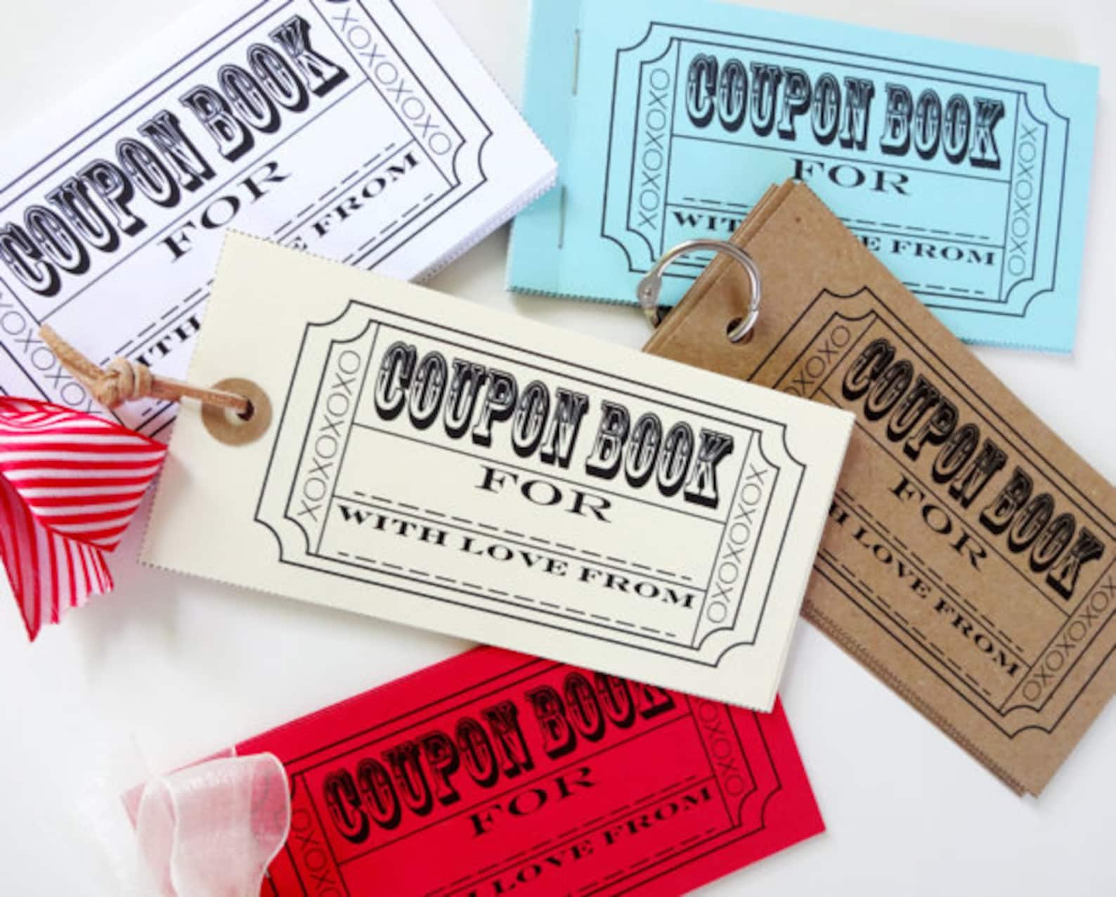 DIY Coupon Book Printable Etsy DIY Coupon Book Printable Etsy