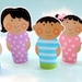 DIY Printable Finger Puppet Family PDF Printable Download Daddy, Mommy ...
