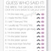 He Said... She Said Printable Cards Bridal Shower Game DIY - Etsy