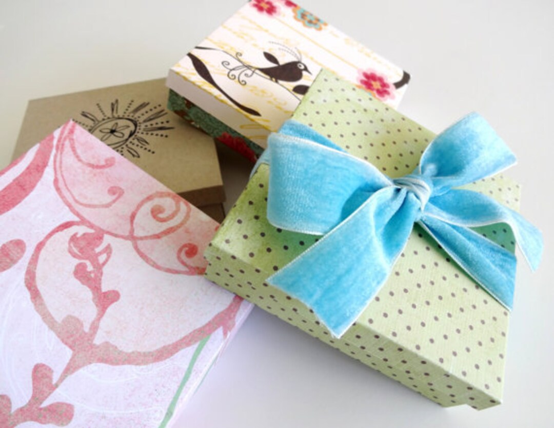 DIY Printable Gift Box Template 3.75 Inches by 3.75 Inches - Etsy