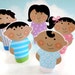 DIY Printable Finger Puppet Family PDF DIY - Daddy, Mommy, Brother ...