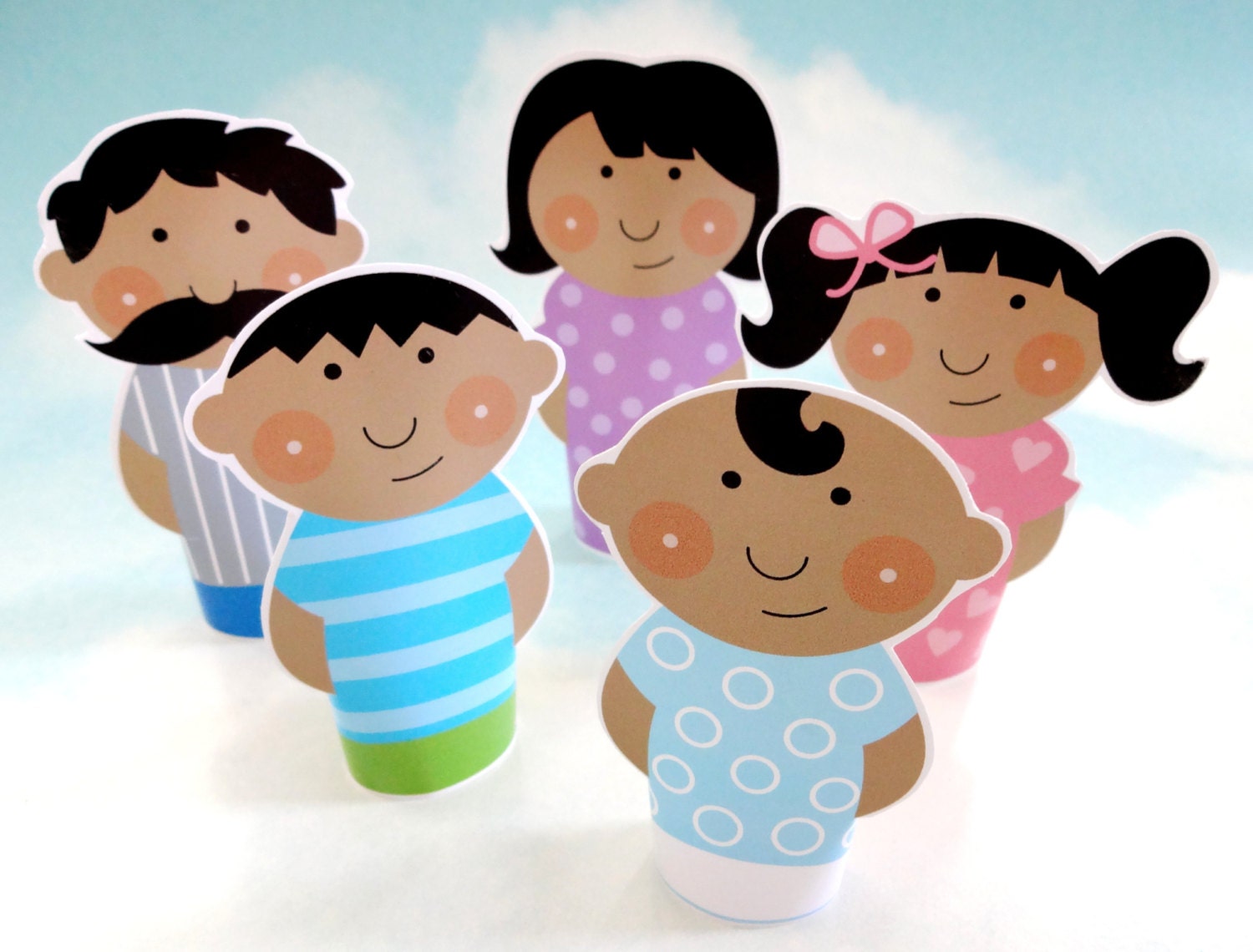 DIY Printable Finger Puppet Family PDF Printable Download, 53 OFF