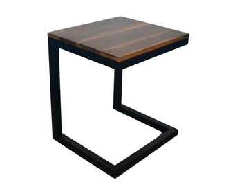 C Table - Nightstand - Side Table - Bedside Table - End Table - Solid Walnut