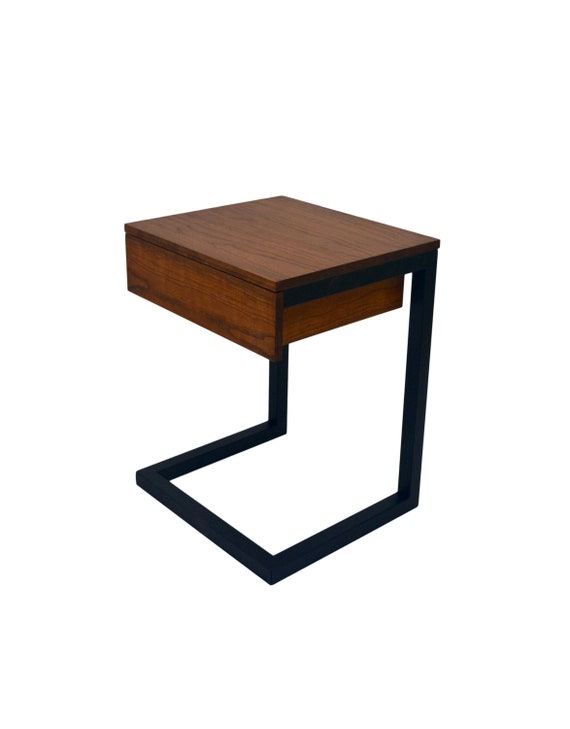 Dark cherry bedside table outlet