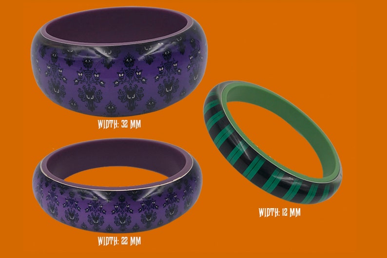 Haunted Mansion Inspired Plastic Bangle Bracelet image 1