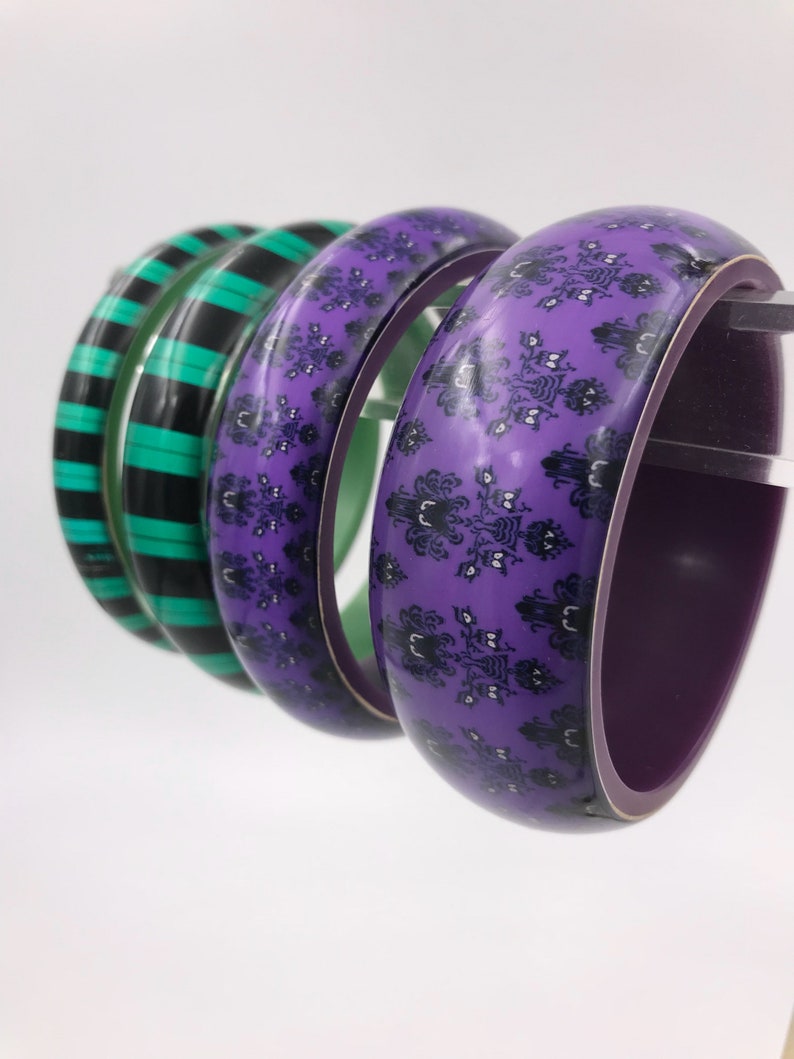 Haunted Mansion Inspired Plastic Bangle Bracelet immagine 7