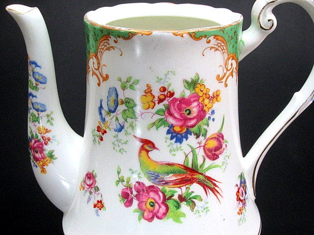 Paragon Rockingham Paragon Rockingham Small Tea Coffee Pot C1930's (no Lid) - Etsy