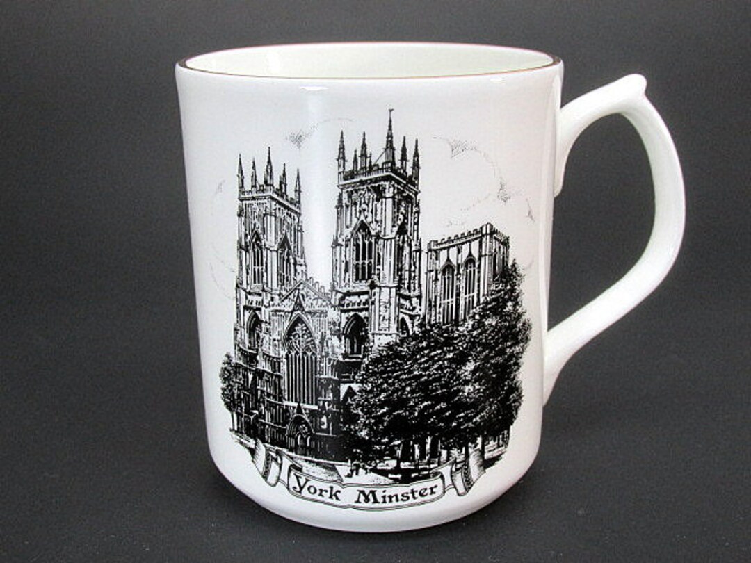 Vintage Jason Works Nanrich Pottery York Minster Coffee Mug Etsy